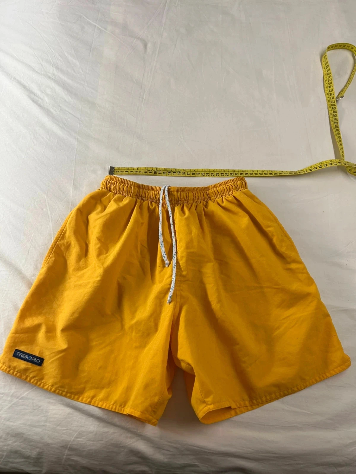 Short maillot de bain jaune decathlon